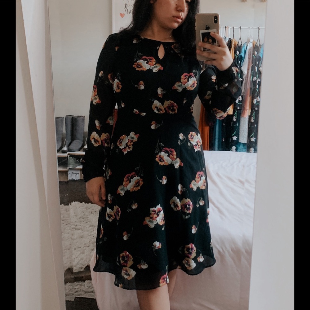 Forever 21 midi floral dress